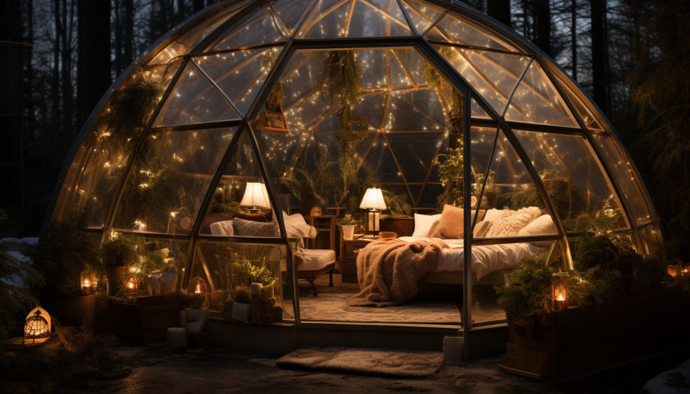 Winter garden : how to design the glass dome?